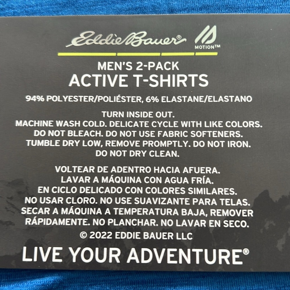 🕺 Eddie Bauer 2 ok motion tee - Picture 3 of 4